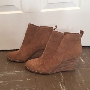 Tan booties